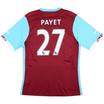 2016-17 West Ham Home Shirt Payet #27 - 8/10 - (L)