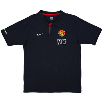 2008-09 Manchester United Nike Polo Shirt - 8/10 - (L)