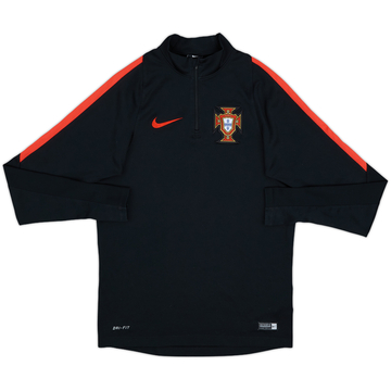 2017-18 Portugal Nike 1/4 Zip Training Top - 8/10 - (S)