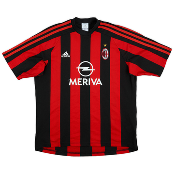 2003-04 AC Milan Home Shirt - 6/10 - (XL.Boys)