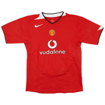 2004-06 Manchester United Home Shirt - 7/10 - (XL.Boys)
