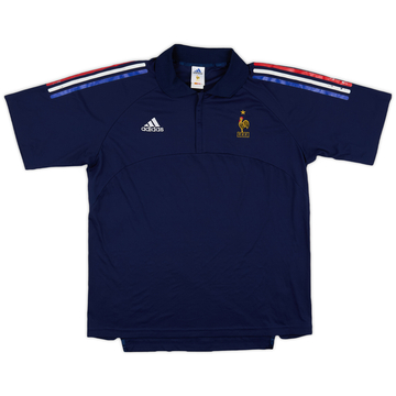 2001-02 France adidas 1/4 Zip Training Shirt - 7/10 - (L)