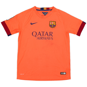 2014-15 Barcelona Away Shirt - 6/10 - (L.Boys)