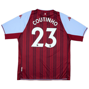 2021-22 Aston Villa Home Shirt Coutinho #23 - 8/10 - (3XL)
