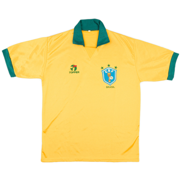 1990 Brazil Home Shirt - 9/10 - (L)