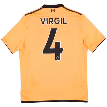 2017-18 Liverpool 125 Years Third Shirt Virgil #4 - 9/10 - (S)