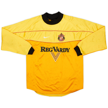 2001-02 Sunderland GK Shirt - 8/10 - (L.Boys)