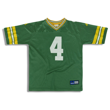 1997-00 Green Bay Packers Favre #4 adidas Jersey (Home) Y