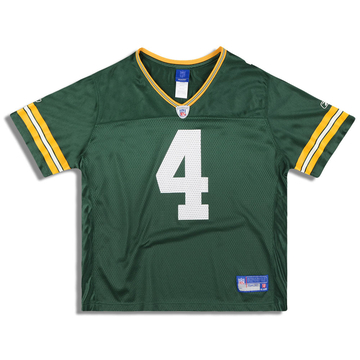2007 Green Bay Packers Favre #4 Reebok On Field Jersey (Home) Womens (XL)