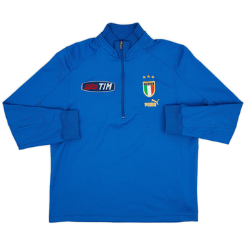 2004-06 Italy Player Issue Puma 1/2 Zip Drill Top - 8/10 - (XL)
