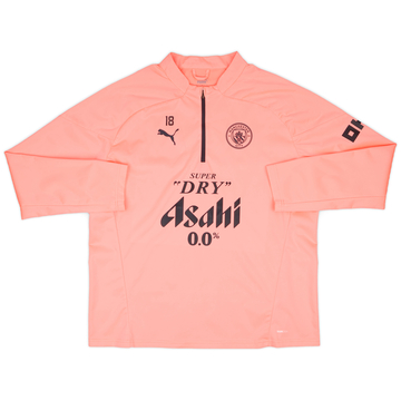 2024-25 Manchester City Player Issue 1/4 Zip Rain Top #18 (Ortega) - 9/10 - (XL)