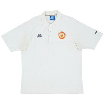 1996-97 Manchester United Umbro Polo Shirt - 7/10 - (XL)
