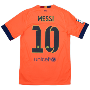 2014-15 Barcelona Away Shirt Messi #10 - 6/10 - (S)