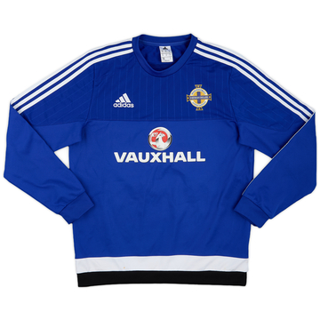 2015-16 Northern Ireland adidas Drill Top - 8/10 - (M)
