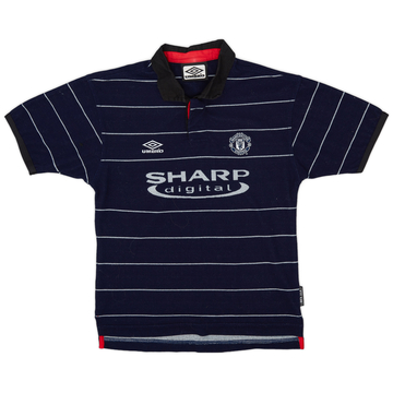 1999-00 Manchester United Away Shirt - 9/10 - (M.Boys)
