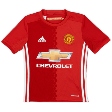 2016-17 Manchester United Home Shirt - 8/10 - (7-8 Years)