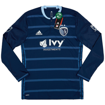 2017 Sporting Kansas City Authentic Away L/S Shirt (L)