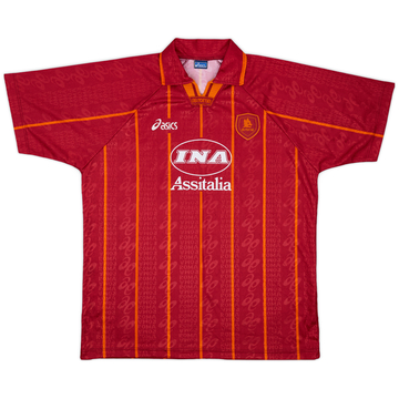 1996-97 Roma Home Shirt - 9/10 - (XL)