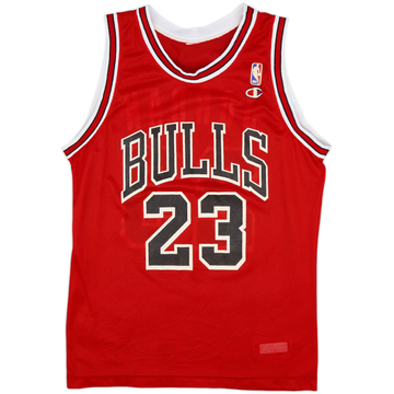 1990-91 Chicago Bulls Jordan #23 Champion Away Jersey - 8/10 - (M)