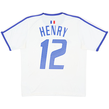 2004-06 France Basic Away Shirt Henry #12 - 6/10 - (M)