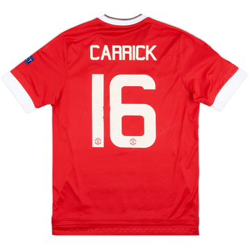 2015-16 Manchester United Home Shirt Carrick #16 - 5/10 - (M)