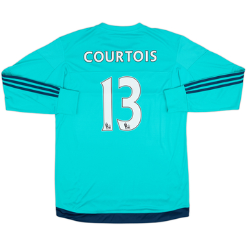 2015-16 Chelsea GK Shirt Courtois #13 - 8/10 - (L)