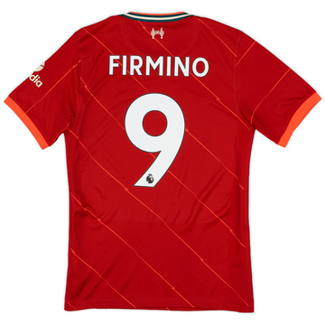 2021-22 Liverpool Home Shirt Firmino #9 - 9/10 - (S)