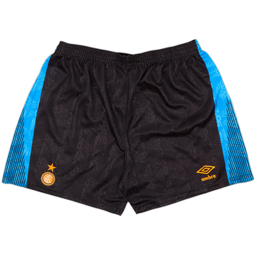 1991-93 Inter Milan Home Shorts - 8/10 - (L)