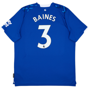 2019-20 Everton Home Shirt Baines #3 - 9/10 - (XXL)