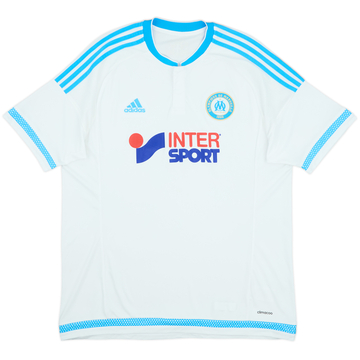 2015-16 Olympique Marseille Home Shirt - 8/10 - (XL)