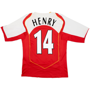2004-05 Arsenal Home Shirt Henry #14 - 6/10 - (S)