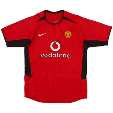 2002-04 Manchester United Home Shirt - 8/10 - (M.Boys)