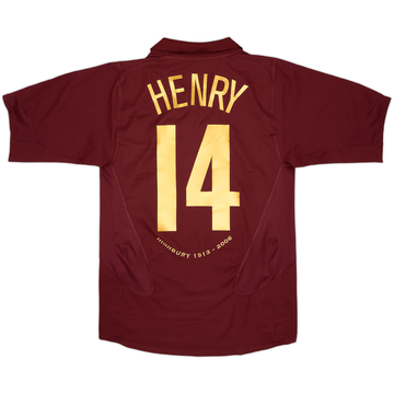 2005-06 Arsenal Home Shirt Henry #14 - 8/10 - (S)