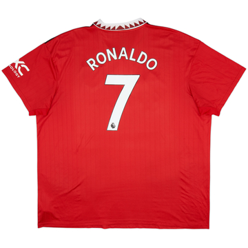 2022-23 Manchester United Home Shirt Ronaldo #7 - 8/10 - (3XL)