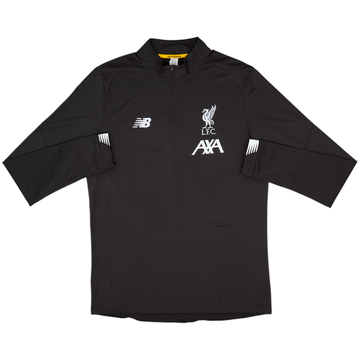 2019-20 Liverpool New Balance 1/4 Zip Sweat Top - 8/10 - (XL)