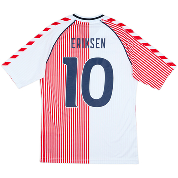 2023 Denmark Hummel 'DBU 86' Reissue Away Shirt Eriksen #10 - 8/10 - (S)
