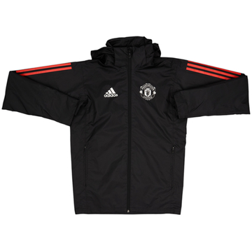 2017-18 Manchester United adidas Hooded Rain Jacket - 9/10 - (XS)