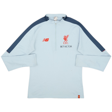 2019-20 Liverpool New Balance 1/4 Zip Drill Top - 7/10 - (S)
