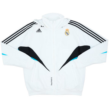 2008-09 Real Madrid adidas Hooded Track Jacket - 8/10 - (XL)