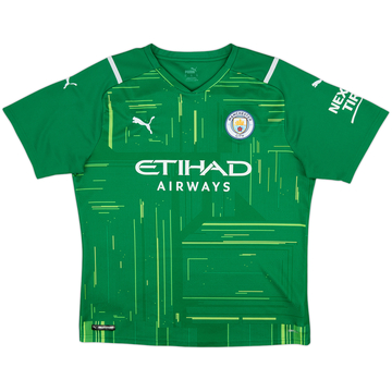 2021-22 Manchester City GK S/S Shirt - 9/10 - (XL)