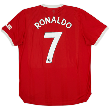 2021-22 Manchester United Authentic Home Shirt Ronaldo #7 - 7/10 - (L)