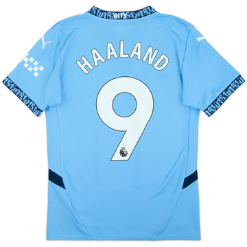 2024-25 Manchester City Home Shirt Haaland #9 - 10/10 - (S)