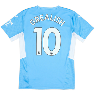 2021-22 Manchester City Home Shirt Grealish #10 - 9/10 - (S)