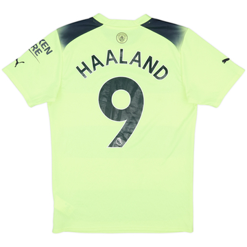 2022-23 Manchester City Third Shirt Haaland #9 - 9/10 - (S)