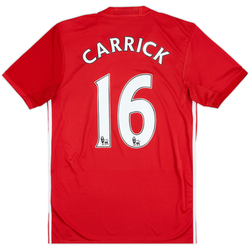 2016-17 Manchester United Home Shirt Carrick #16 - 8/10 - (S)