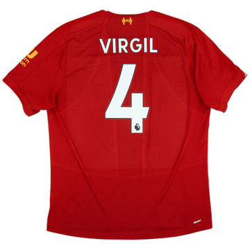 2019-20 Liverpool Camiseta de local Virgil #4 - 6/10 - (L)