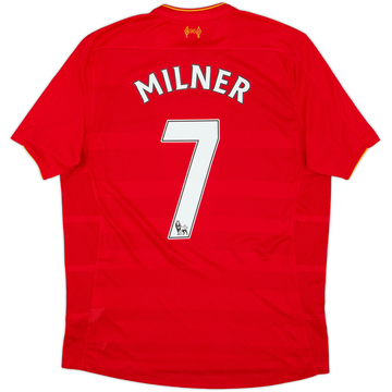 2016-17 Liverpool Home Shirt Milner #7 - 8/10 - (M)