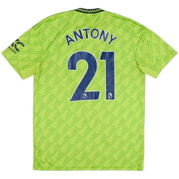 2022-23 Manchester United Third Shirt Antony #21 - 7/10 - (M)