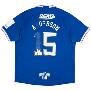 2022-23 Rangers Home Shirt Anderson #15 - 4/10 - (XXL)