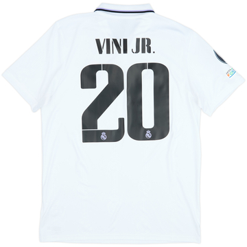 2022-23 Real Madrid Home Shirt Vini Jr #20 - 10/10 - (L)